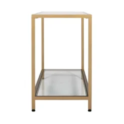 47" Camber Modern Glass Console Table Gold - Studio Designs Home -Lush Living Store GUEST e82548a1 c2c8 4516 b931 85fbbffd19bb