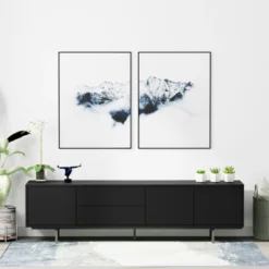 Glenwillow Home Atlas 78" X 20" Modern TV Stand Cabinet -Lush Living Store GUEST e9407588 1975 4d77 8a3b 5312c11dfb52