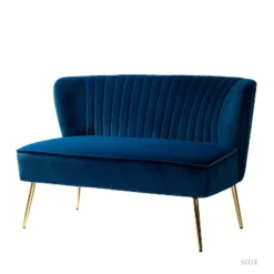 Velvet Nicolas Loveseat Sofa | Karat Home -Lush Living Store GUEST e9496a22 43bf 47e3 a544 8ecb30af0983
