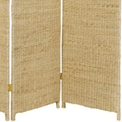 6 Ft. Tall Rush Grass Woven Room Divider - Natural (4 Panels) -Lush Living Store GUEST e952b1f8 2826 4304 9f1b 81dcc09954b6