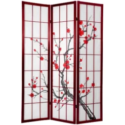 Oriental Furniture 6' Tall Blossom Shoji Screen 9 Oriental Furniture 6' Tall Blossom Shoji Screen -Lush Living Store GUEST e958d53c 75f2 4094 ba88 1b5357140b62