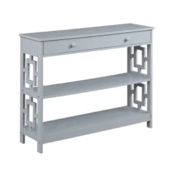 Town Square 1 Drawer Console Table With Shelves - Breighton Home -Lush Living Store GUEST e95e1bc3 5e88 4101 bfda 7097dd2e5c47