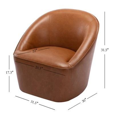 Barrel Swivel Chair - WOVENBYRD 15 Barrel Swivel Chair - WOVENBYRD - Image 13