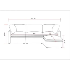 4pc Allandale Modular Sectional Sofa Set Gray - Threshold™ -Lush Living Store GUEST e98f9434 244c 4a06 a88e b03b6016a2f1