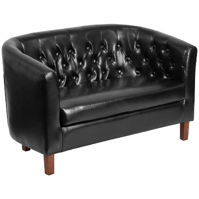 Flash Furniture HERCULES Colindale Series Tufted Loveseat 4 Flash Furniture HERCULES Colindale Series Tufted Loveseat - Image 2