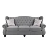 86" Hannes Sofa Gray Fabric - Acme Furniture -Lush Living Store GUEST ea5c0ea3 b06b 4651 9ac3 6c9ca8a4e032