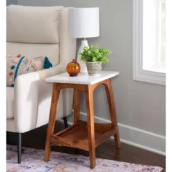 Quinlan Side Table - Powell -Lush Living Store GUEST eb4c09ee 48ab 41b8 bade 54518a2f2b45
