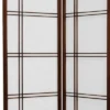 6 Ft. Tall Double Cross Shoji Screen - Walnut (3 Panels) 2 6 Ft. Tall Double Cross Shoji Screen - Walnut (3 Panels) -Lush Living Store GUEST eb61fe7a 4a17 4881 b1f3 2d0d2f892524