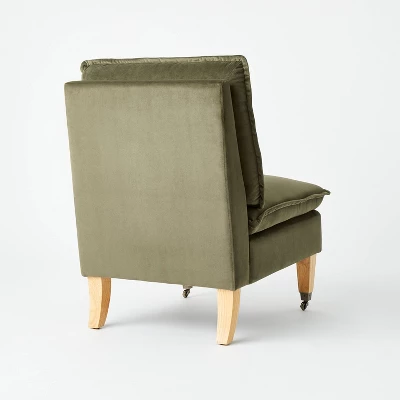 Talbert Pillow Top Slipper Chair With Casters - Threshold™ Designed With Studio McGee 5 Talbert Pillow Top Slipper Chair With Casters - Threshold™ Designed With Studio McGee - Image 3