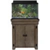 Wildwood 20 Gallon Aquarium Or Terrarium Tank Stand, Rustic Gray - Ollie & Hutch -Lush Living Store GUEST ec276601 7f16 43a5 8dca ed95bcea15f5