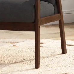 Duluth Mid-Century Armchair Black - Christopher Knight Home -Lush Living Store GUEST eceb41e0 9654 4f66 8b33 67dc38c7b954