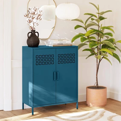 Annie Short Metal 2 Door Cabinet - Mr. Kate 4 Annie Short Metal 2 Door Cabinet - Mr. Kate - Image 2