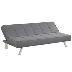 Costway Convertible Futon Sofa Bed Adjustable Sleeper With Stainless Steel Legs -Lush Living Store GUEST ed143995 f37e 4846 a3e6 979eafa9dc7f