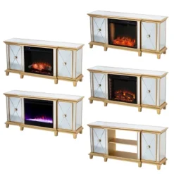 Tappington Mirrored Fireplace - Aiden Lane -Lush Living Store GUEST ed468e8f d99d 4ae0 ae46 9a4b2eaea733