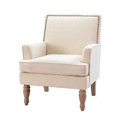 Asiab Wooden Upholstered Armchair | Karat Home 17 Asiab Wooden Upholstered Armchair | Karat Home - Image 15