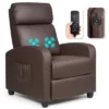 Recliner Massage Chair, Ergonomic Adjustable Single Sofa With Padded Seat BlackBrownGray -Lush Living Store GUEST ed912098 2771 4191 b179 3b7b50cdf5f3