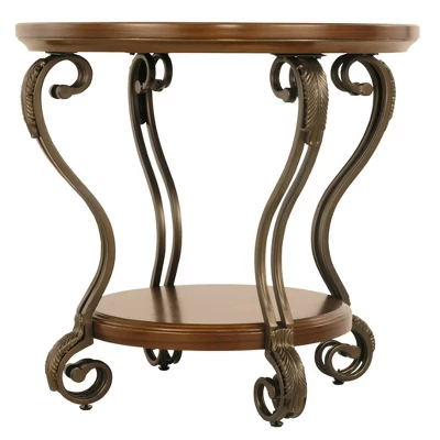 Nestor End Table Medium Brown - Signature Design By Ashley 4 Nestor End Table Medium Brown - Signature Design By Ashley - Image 2