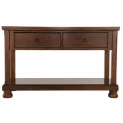 Porter Sofa-Console Table Rustic Brown - Signature Design By Ashley -Lush Living Store GUEST ee42118c 059c 4df3 b914 50036d3a507f