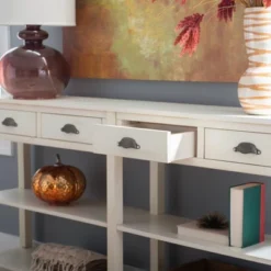 Lauren Console Cream Crackle - Powell Company -Lush Living Store GUEST ee5a149f c2cd 4b65 8e70 8ddb9b907208