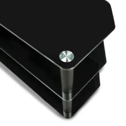 Mount-It! Floor Standing TV Stand W/ 3 Tiered Tempered Glass Equipment Shelves | Entertainment Center W/ Glass Shelves & Flat Screen Mounting Bracket 9 Mount-It! Floor Standing TV Stand W/ 3 Tiered Tempered Glass Equipment Shelves | Entertainment Center W/ Glass Shelves & Flat Screen Mounting Bracket -Lush Living Store GUEST eeca28cf 775a 479b 8212 783719dc8182