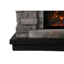 36" Freestanding Electric Fireplace Gray - Home Essentials -Lush Living Store GUEST eefb0302 e0bd 4b5d b67f 708fc1c9c668