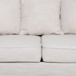 Fairburn Contemporary Pillow Back 3 Seater Sofa Beige/Espresso - Christopher Knight Home -Lush Living Store GUEST eefe484b b2a4 4c98 ba14 c9231fcd0d93