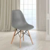 Flash Furniture Elon Series Plastic Chair With Wooden Legs -Lush Living Store GUEST ef385beb f1fb 44ba 9c9c 2b1f79e34df1