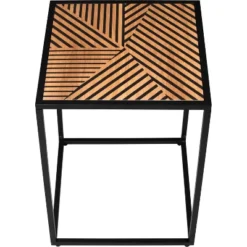 Julian Modern Side Table Black - Adore Decor -Lush Living Store GUEST ef8a5580 5e67 4e81 832f 572e5c53ab9b