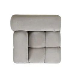 Jennifer Taylor Home Marcel 36 Inch Modular Modern Lounge Arm Chair, Pebble Gray Corduroy -Lush Living Store GUEST efabbd46 8842 4b46 a9e5 b414ac459911