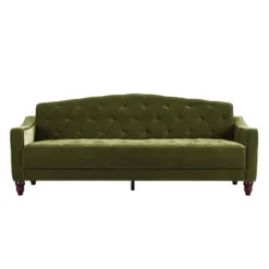 Vintage Tufted Sofa Sleeper - Novogratz -Lush Living Store GUEST eff351bc dc41 430f bf59 8acfa3e8acc9