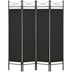 Best Choice Products 6ft 4-Panel Folding Privacy Screen Room Divider Decoration Accent W/ Steel Frame -Lush Living Store GUEST f00f0082 fe26 4446 a396 9f634884792e