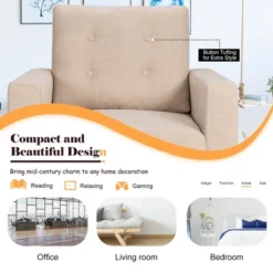 Costway Set Of 2 Accent Armchairs Upholstered Single Sofa Chairs W/ 2-Side Pockets 17 Costway Set Of 2 Accent Armchairs Upholstered Single Sofa Chairs W/ 2-Side Pockets -Lush Living Store GUEST f0175bf2 fd24 4622 8514 af13878f934e