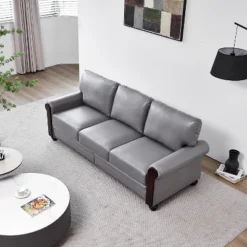 Eulalia Transitional Leather 82"Wide Sofa With Rolled Arms And Solid Wood Legs | ARTFUL LIVING DESIGN 27 Eulalia Transitional Leather 82"Wide Sofa With Rolled Arms And Solid Wood Legs | ARTFUL LIVING DESIGN -Lush Living Store GUEST f07a2f2a 6dbb 4b6f a969 e4cbfccabffd