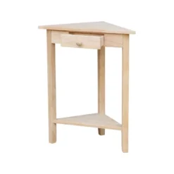 Corner End Table Unfinished - International Concepts -Lush Living Store GUEST f0a5acbe 5aab 4eff 8a67 becbb58efbec