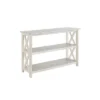 Jamestown 2 Shelf Entryway Table White - Boraam -Lush Living Store GUEST f0b038f2 360d 4301 8f22 9caadb584347