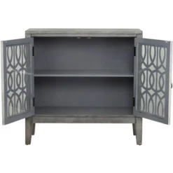 55 Downing Street Elias 36" Wide Gray Wood 2-Shelf Cabinet -Lush Living Store GUEST f0e87c32 89da 44de 99ba 2204eb87ea9b