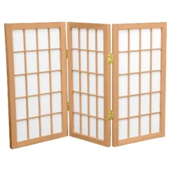 2 Ft. Tall 3 Panels Desktop Window Pane Shoji Screen - Oriental Furniture -Lush Living Store GUEST f0f2b70d a8da 418b 94dd be2475045c36