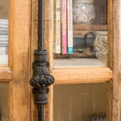 Tucker Curio Cabinet White/Natural - Stylecraft -Lush Living Store GUEST f118d95e 72b0 47c5 b249 97516bd2f1e6