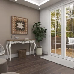 Wood Parisian Design Floral Ornate Detailing Console Table White - Olivia & May -Lush Living Store GUEST f1d7235f e94f 4d62 bc07 c493a117773f