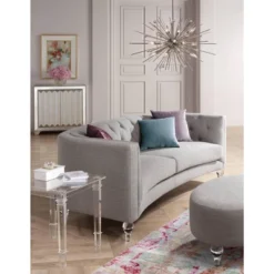 55 Downing Street Tustin Modern Lucite Acrylic Square Accent Side End Table 21 1/2" Wide Clear Tapered Legs For Living Room Bedroom Bedside Entryway 14 55 Downing Street Tustin Modern Lucite Acrylic Square Accent Side End Table 21 1/2" Wide Clear Tapered Legs For Living Room Bedroom Bedside Entryway -Lush Living Store GUEST f2210af9 826d 4f97 bd99 b03c30f0be77