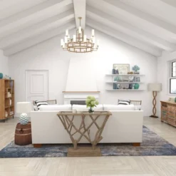 Contemporary Wood Console Table Brown - Olivia & May -Lush Living Store GUEST f27cd3e7 72e0 4f9a 8970 e9013bbc243a