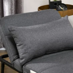 HOMCOM Ottoman Sofa Bed, 4-in-1 Multi-Function Folding Sleeper Chair Bed With Adjustable Backrest, Pillow, Side Pocket -Lush Living Store GUEST f2b5de19 91df 4357 aa4b 8e620ef00206