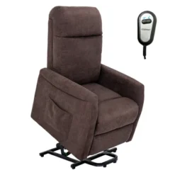 Costway Power Lift Recliner Chair For Elderly Living Room Chair W/ Remote Control GreyBrown -Lush Living Store GUEST f35c86a9 a6cf 4894 9ac1 0f7efcb3f3b0