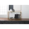 47" Camber Modern Glass Console Table Gold - Studio Designs Home -Lush Living Store GUEST f384b145 bb12 4029 9891 3ae6d8011e60