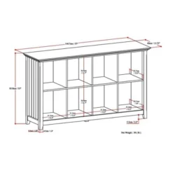 Normandy 8 Cube Storage Sofa Table - Wyndenhall 16 Normandy 8 Cube Storage Sofa Table - Wyndenhall -Lush Living Store GUEST f38f3188 77e2 4782 847e 1817c2b8e7d8