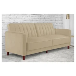 Isabella Tufted Transitional Futon - Room & Joy -Lush Living Store GUEST f3e76482 3a90 48ee 9886 7e9db6208669