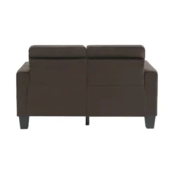 Lantana Tufted Microfiber Loveseat In Chocolate - Lexicon 11 Lantana Tufted Microfiber Loveseat In Chocolate - Lexicon -Lush Living Store GUEST f3ec6f99 3b23 4320 ae61 a9c935c7105e