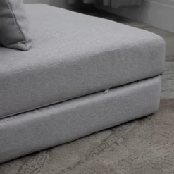 HOMCOM Convertible Flip Chair, Floor Lazy Sofa, Folding Couch Bed With Adjustable Backrest, Metal Frame And Pillows, Living Room Bedroom -Lush Living Store GUEST f53534ba 050e 403f b7a4 f129869c17fc