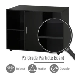Vinsetto Multipurpose Filing Cabinet Printer Stand With An Interior Cabinet, 2 Shelves, & Printers/Scanner Area 15 Vinsetto Multipurpose Filing Cabinet Printer Stand With An Interior Cabinet, 2 Shelves, & Printers/Scanner Area -Lush Living Store GUEST f57b8e0a 8577 46c4 b147 45bbc12a3b4e