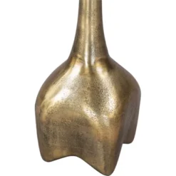 Allegro Side Table Aluminum Antique Brass - ZM Home -Lush Living Store GUEST f588cbbf 2a36 4874 a933 bcd2bab2e275